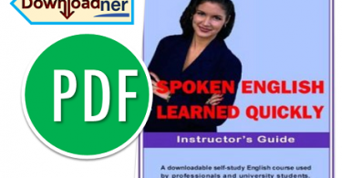 SPOKEN ENGLISH LEARNED QUICKLY FREE EBOOK