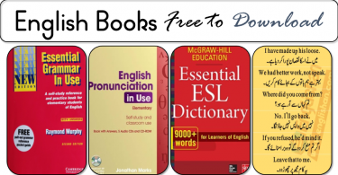 Get English Books for Grammar, Vocabulary, Sentences, Pronunciation.