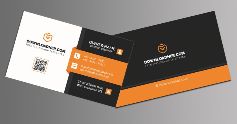 Professional Business Card Photoshop Templates Double Sided
