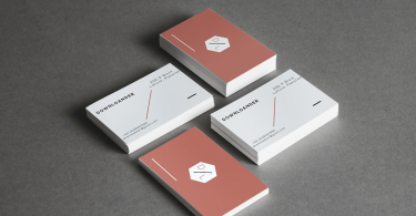 White Mock-Up Business card Design Cover Image