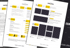 white and Yellow CV and Resume Cover Image